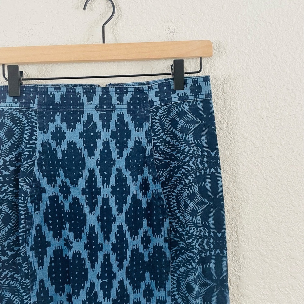 Anthropologie Tracy Reese Alai Ikat Midi Pencil Skirt - Picture 2 of 10